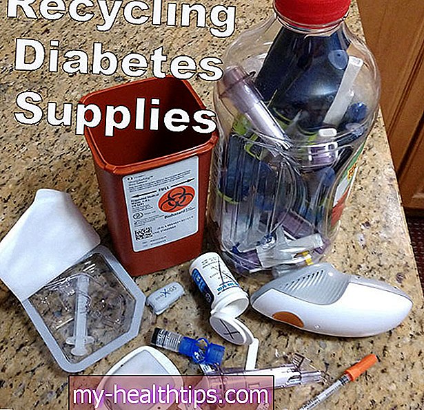 ¿Qué hacer con los suministros usados ​​para la diabetes?